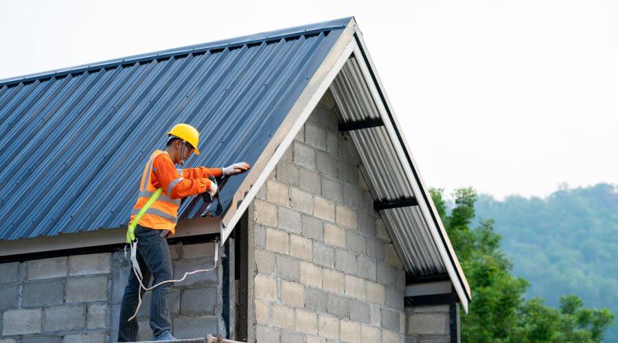 Professional metal roof installation in Elmo, MT